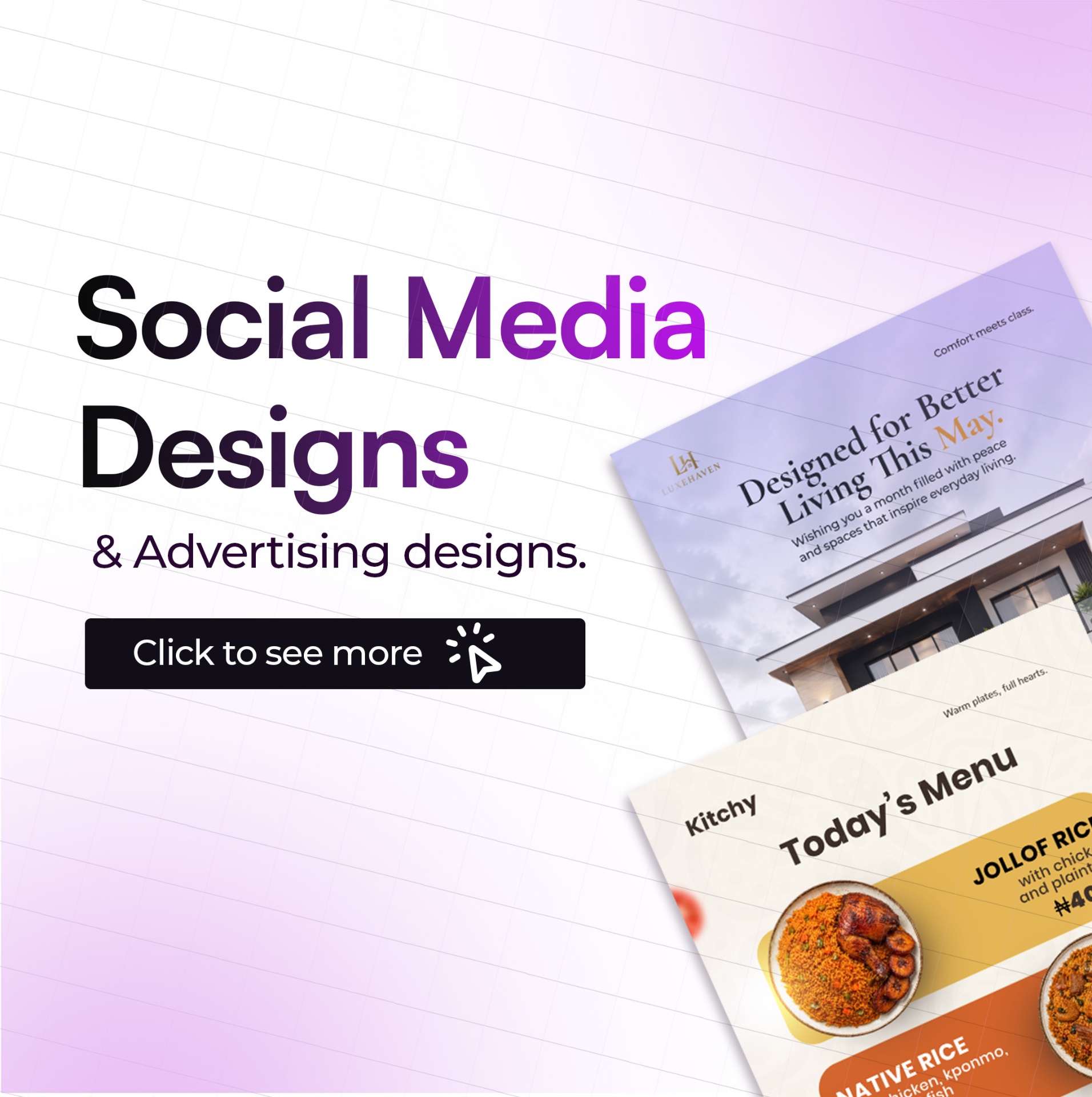 Social Media & Advertising Designs